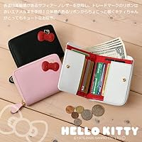 新品 財布 レディース 二つ折り L字ラウンド ハローキティ 本革 ビスケット！ ハローキティ 財布 レディース 二つ折り L字ラウンドファスナー